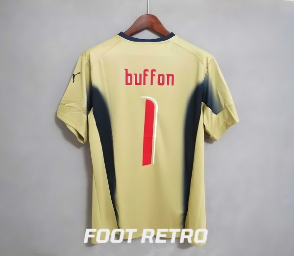 MAILLOT RETRO VINTAGE ITALIE BUFFON 2006 (1)