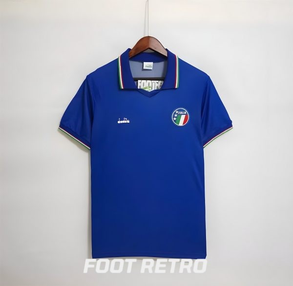 MAILLOT RETRO VINTAGE ITALIE MALDINI 1990 (2)