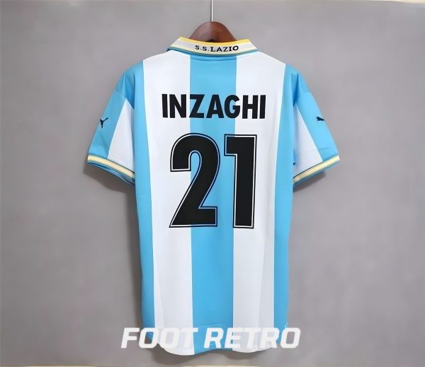 MAILLOT RETRO VINTAGE LAZIO INZAGHI 1999-00 (1)