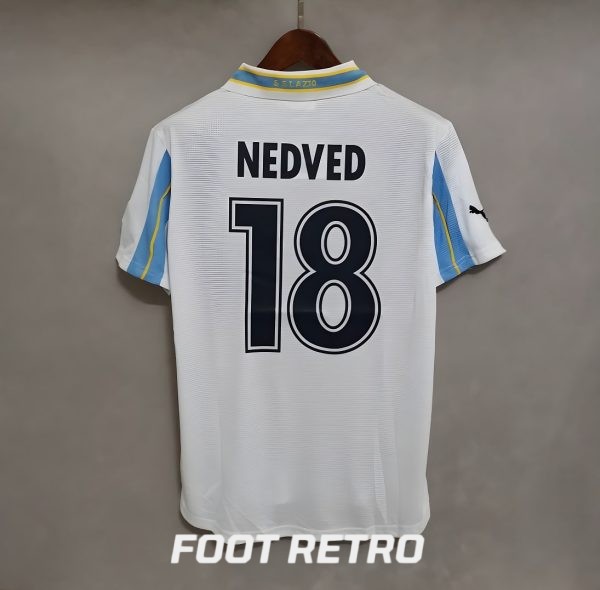 MAILLOT RETRO VINTAGE LAZIO NEDVED 1998-00 (1)