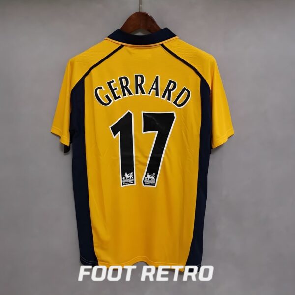 MAILLOT RETRO VINTAGE LIVERPOOL AWAY GERRARD 2000-01