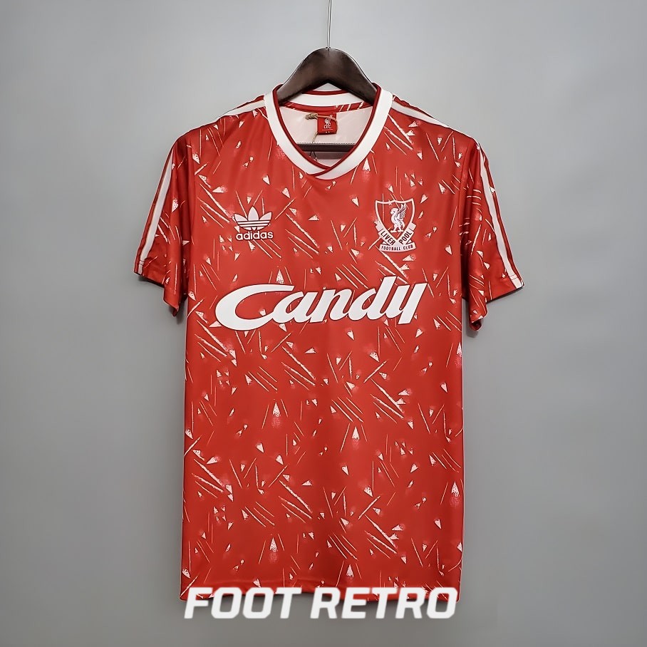 MAILLOT RETRO VINTAGE LIVERPOOL HOME 1989-1991