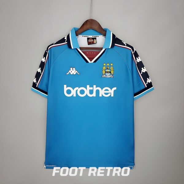 MAILLOT RETRO VINTAGE MANCHESTER CITY HOME 1997-99