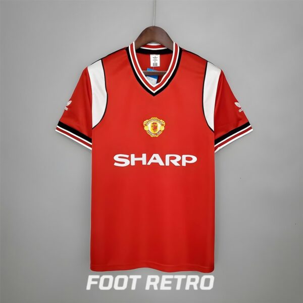 MAILLOT RETRO VINTAGE MANCHESTER UNITED HOME 1985-86