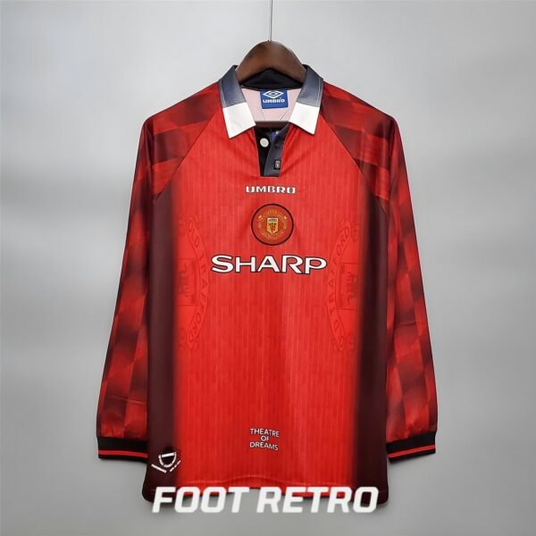 MAILLOT RETRO VINTAGE MANCHESTER UNITED HOME 1996-1997