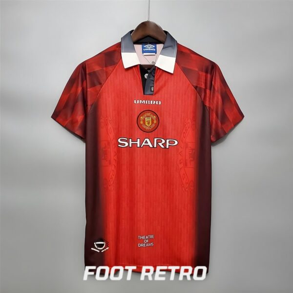 MAILLOT RETRO VINTAGE MANCHESTER UNITED HOME 1996-97