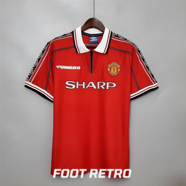 MAILLOT RETRO VINTAGE MANCHESTER UNITED HOME 1998-99