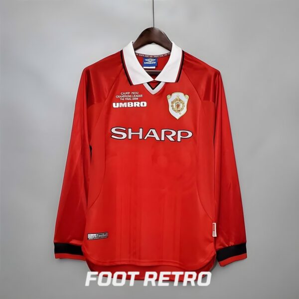 MAILLOT RETRO VINTAGE MANCHESTER UNITED HOME 1999-00