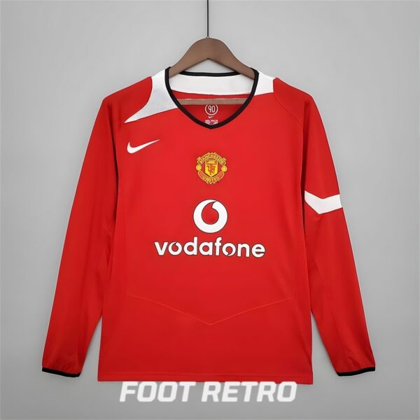 MAILLOT RETRO VINTAGE MANCHESTER UNITED HOME 2004-06