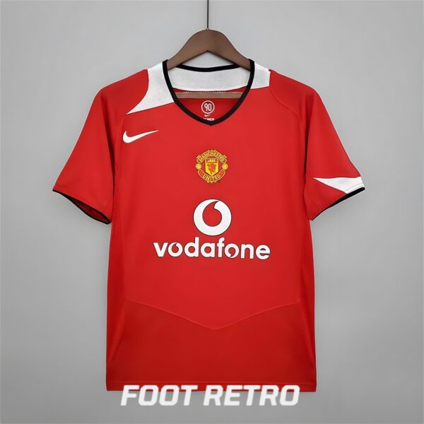 MAILLOT RETRO VINTAGE MANCHESTER UNITED HOME 2004-2006