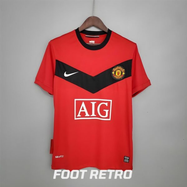 MAILLOT RETRO VINTAGE MANCHESTER UNITED HOME 2009-10