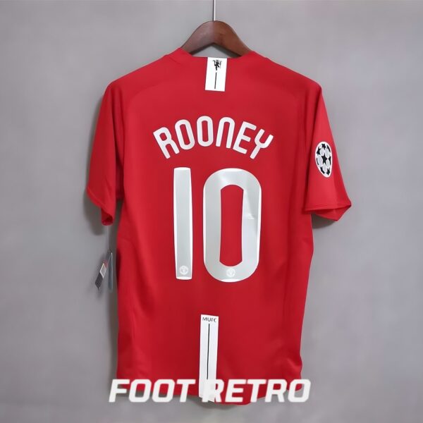 MAILLOT RETRO MANCHESTER UNITED ROONEY 2008 FINAL