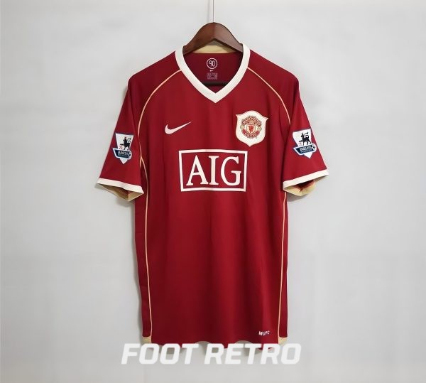 MAILLOT RETRO VINTAGE MANCHESTER UNITED SCOLES 2006-07 (2)