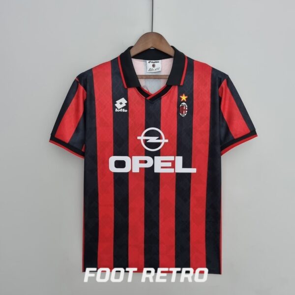 MAILLOT RETRO VINTAGE MILAN AC HOME 1995-1996