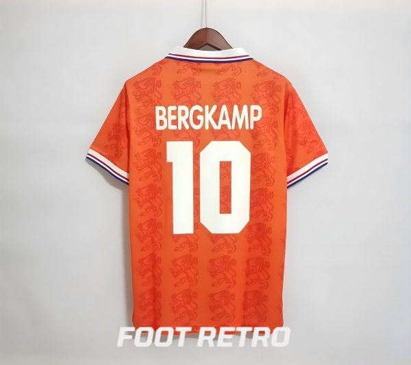 MAILLOT RETRO VINTAGE PAYS BAS BERGKAMP 1995 (1)