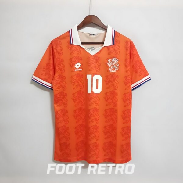 MAILLOT RETRO VINTAGE PAYS BAS BERGKAMP 1995