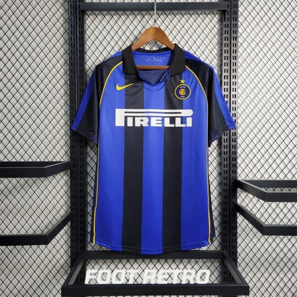 MAILLOT RETRO VINTAGE INTER MILAN HOME 2001-02