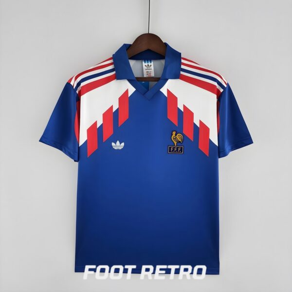 MAILLOT RETRO VINTAGE FRANCE HOME 1988