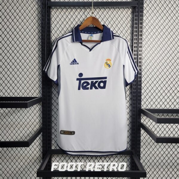 MAILLOT RETRO VINTAGE REAL MADRID 2000-01