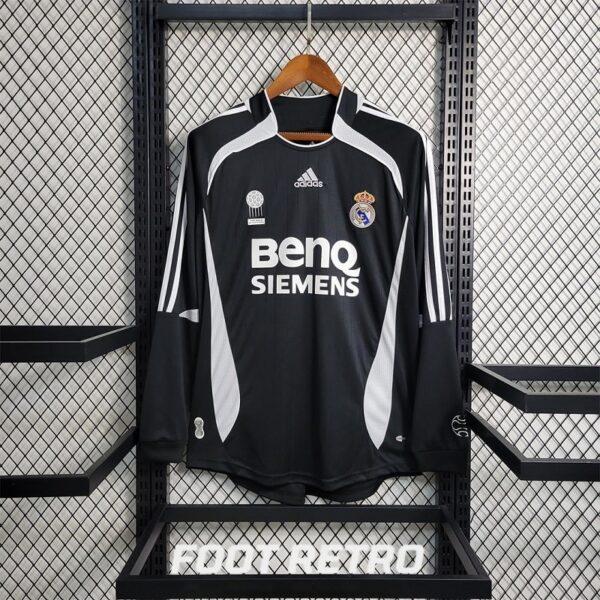 MAILLOT RETRO REAL MADRID THIRD 2006-07 MANCHES LONGUES