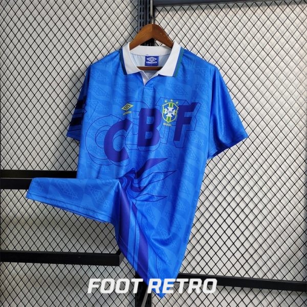 MAILLOT RETRO VINTAGE BRESIL AWAY 1992 (3)