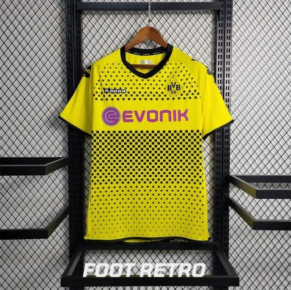 MAILLOT RETRO VINTAGE DORTMUND HOME 2011-12 (1)