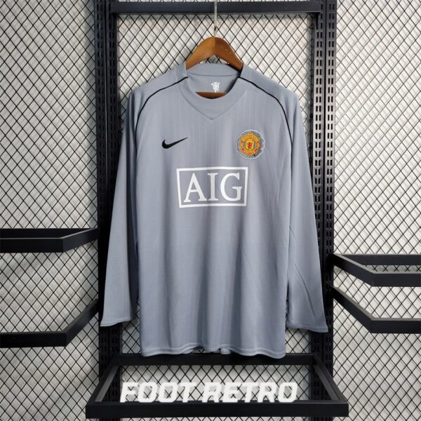 MAILLOT RETRO VINTAGE GOALKEEPER MANCHESTER UNITED 2007-08 MANCHES LONGUES