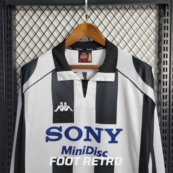 MAILLOT RETRO VINTAGE JUVENTUS HOME 1997-98 MANCHES LONGUES (3)