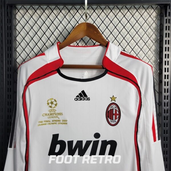 MAILLOT RETRO VINTAGE MILAN AC AWAY 2006-07 MANCHES LONGUES