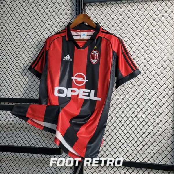 MAILLOT RETRO VINTAGE MILAN AC HOME 1998-00