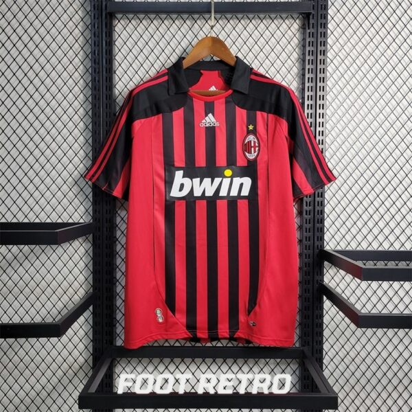 MAILLOT RETRO VINTAGE MILAN AC HOME 2007-08