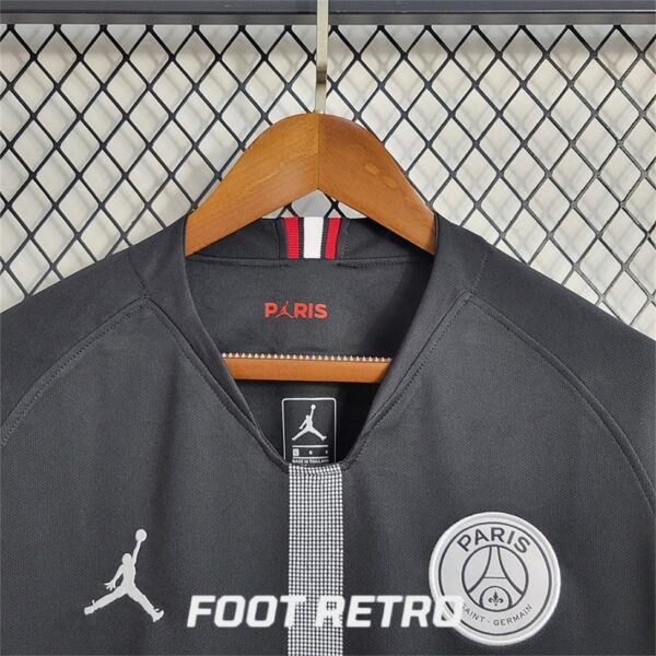 MAILLOT RETRO VINTAGE PSG JORDAN BLACK 2018-19 MANCHES LONGUES