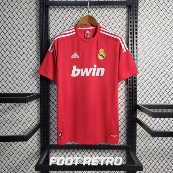 MAILLOT RETRO VINTAGE REAL MADRID RED AWAY 2011-12