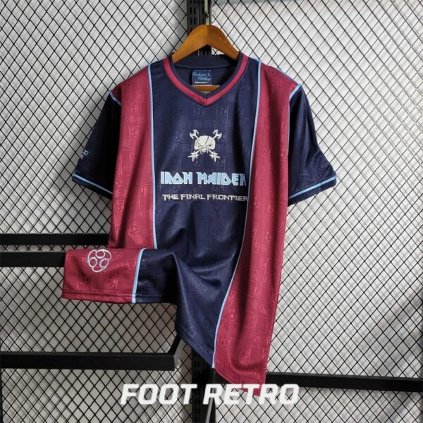 MAILLOT RETRO VINTAGE WEST HAM x IRON MAIDEN HOME 2011