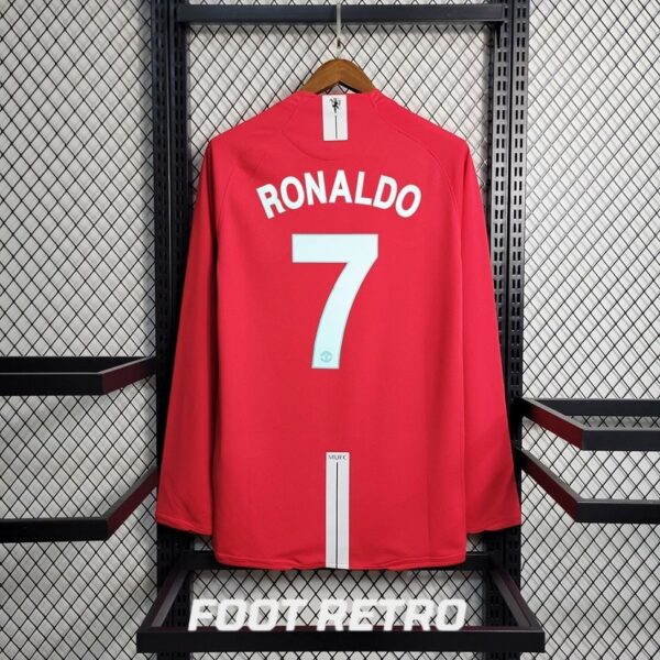 MAILLOT RETRO MANCHESTER UNITED HOME 2007-08 ML RONALDO