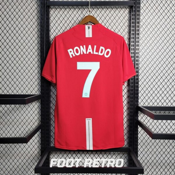 MAILLOT RETRO MANCHESTER UNITED HOME 2007-08 RONALDO