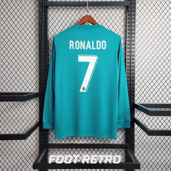 MAILLOT RETRO REAL MADRID THIRD 2017-18 ML RONALDO