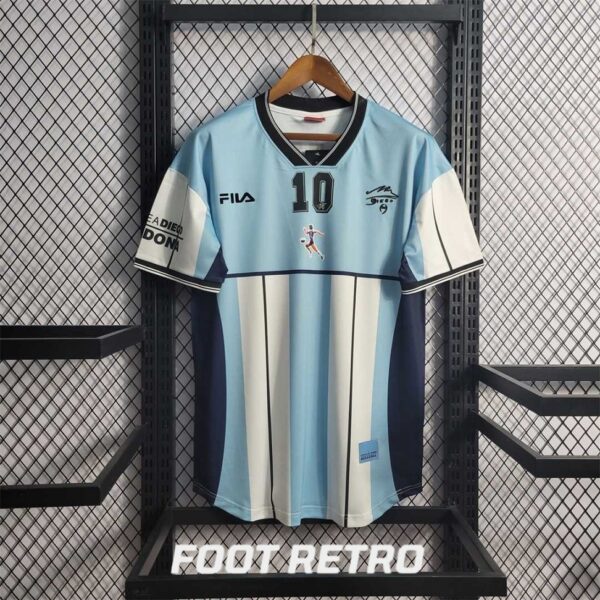 MAILLOT RETRO VINTAGE ARGENTINE MARADONA 2001