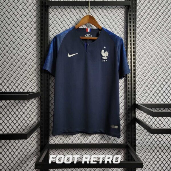 MAILLOT RETRO VINTAGE FRANCE HOME 2018