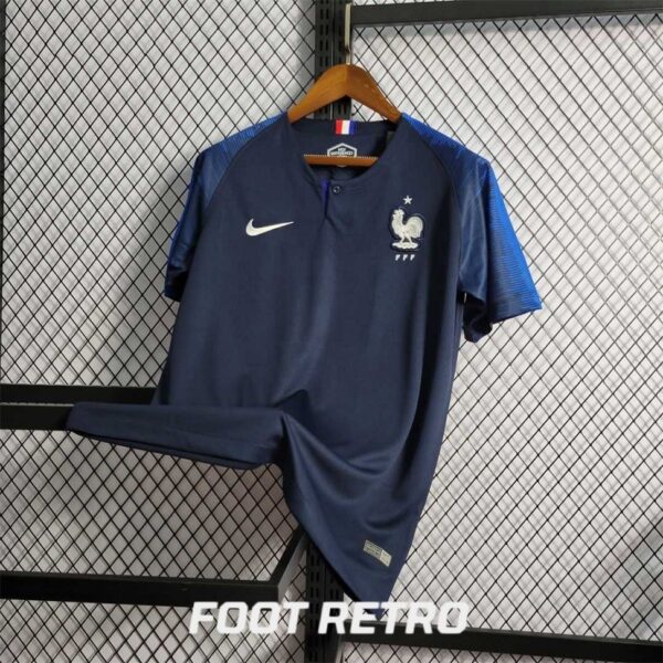 MAILLOT RETRO VINTAGE FRANCE HOME 2018