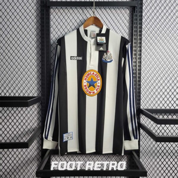 MAILLOT RETRO VINTAGE NEWCASTLE HOME 1995-97 MANCHES LONGUES