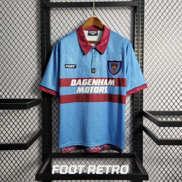 MAILLOT RETRO VINTAGE WEST HAM AWAY 1995-97