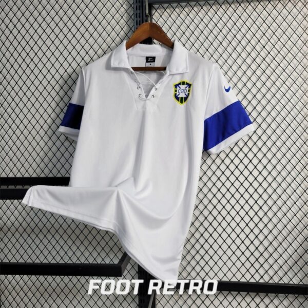 MAILLOT RETRO VINTAGE BRESIL EDITION SPECIALE WHITE 2004