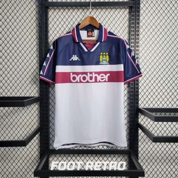 MAILLOT RETRO VINTAGE MANCHESTER CITY AWAY 1997-98