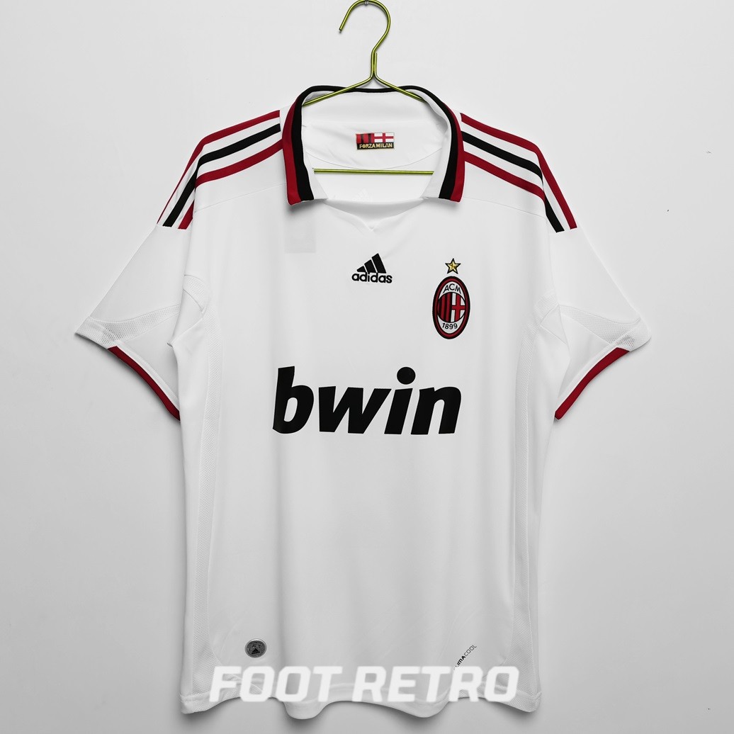 Maillot Milan AC Domicile 2009 2010 Retro Vintage