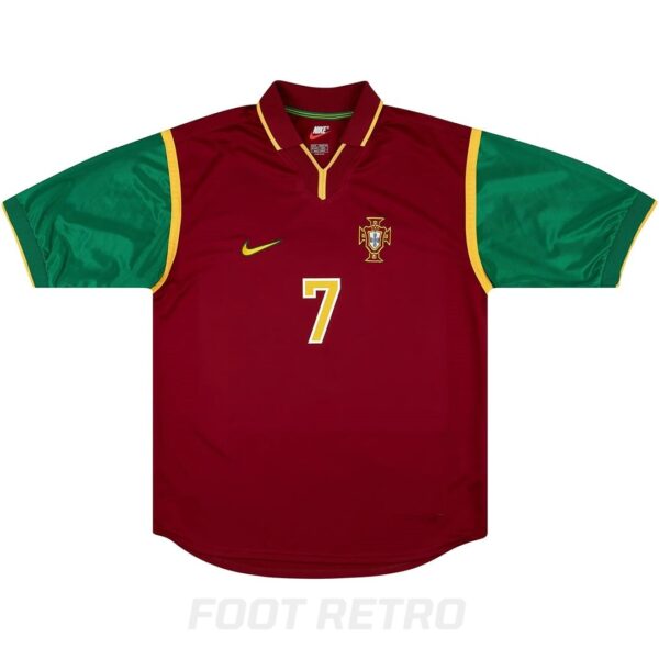 Maillot Retro Vintage Portugal 1998 Luis Figo