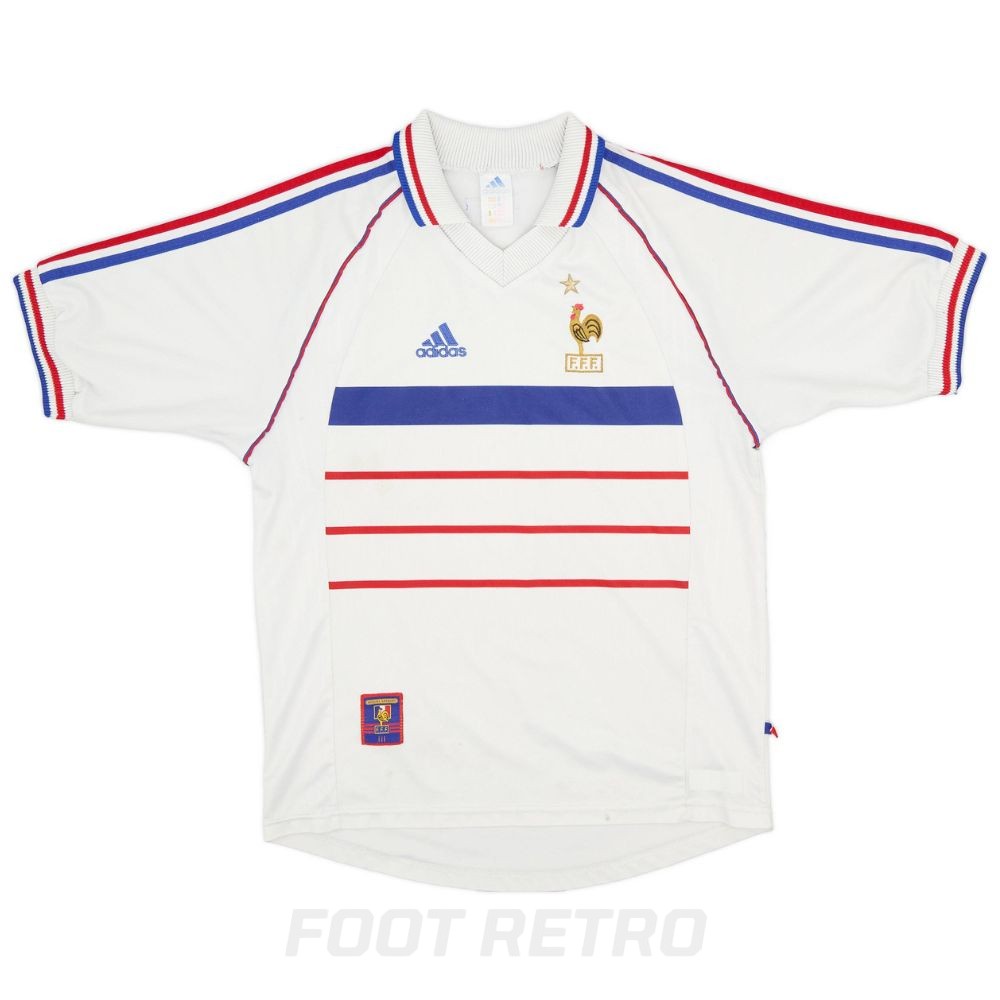 MAILLOT RETRO VINTAGE EQUIPE DE FRANCE AWAY 1998