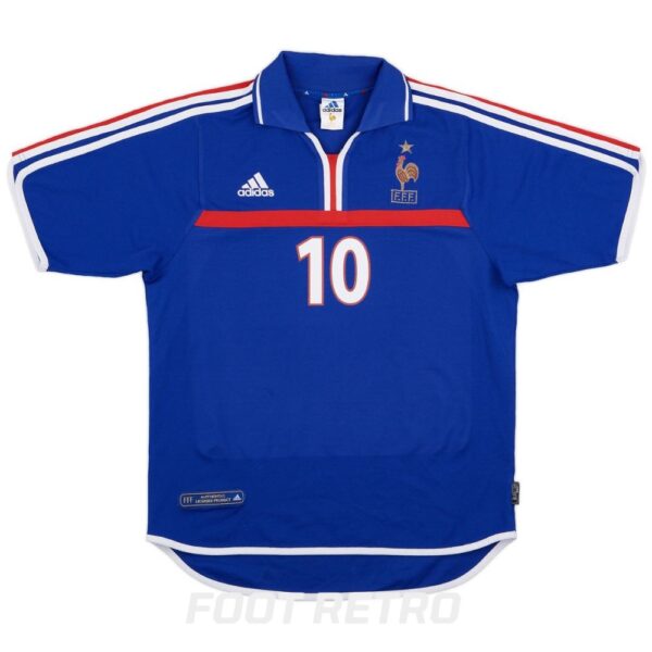 Maillot Equipe de France Domicile 2000 – 2002 Zidane