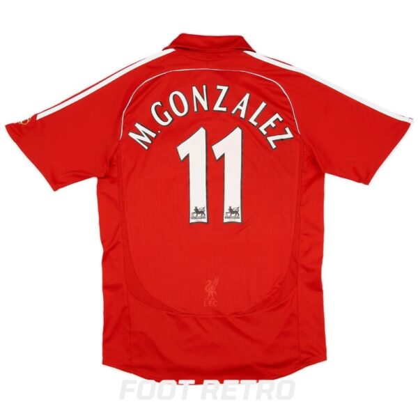 Maillot Liverpool Domicile 2006-2008 Gonzalez