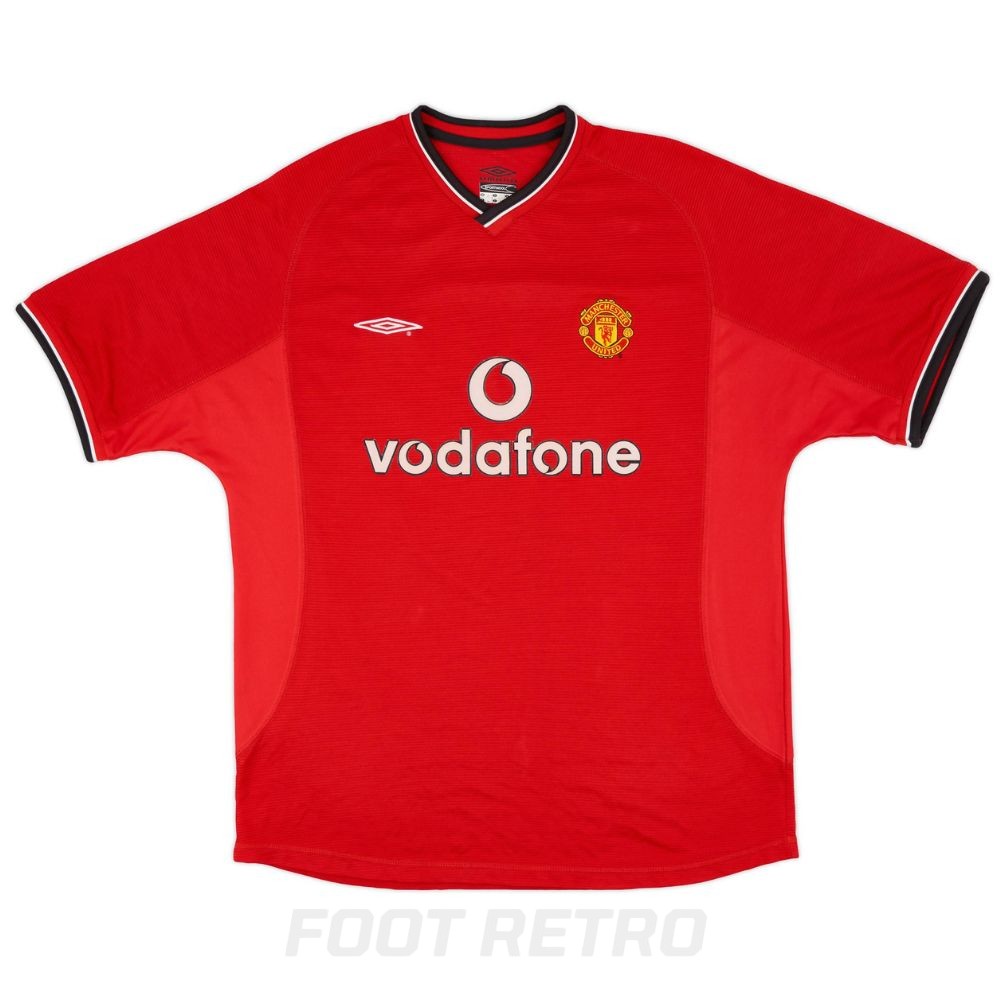 Maillot Manchester United Domicile 2000-2002 Scholes